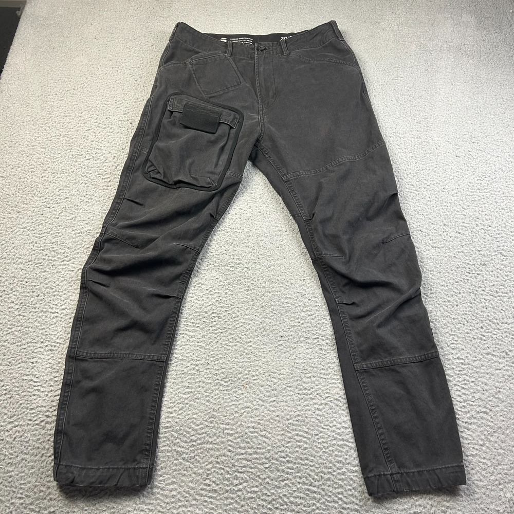 G Star Raw Mens 3D Regular Tapered Denim Cargo Pants Size 30x32